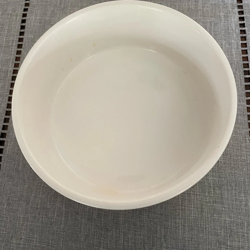 FRISCO White Ceramic Dog Bowl with Bone Design - Picture 2 of 4